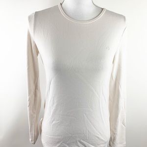 Lauren Ralph Lauren White Long Sleeve T-shirt M
